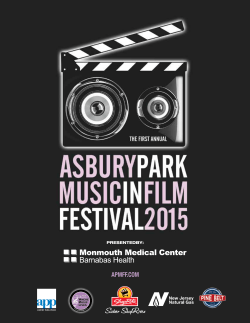 music - Asbury Park Music In Film Festival