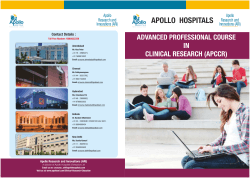 APOLLO HOSPITALS - Clinical Research