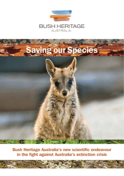 Saving our Species - Australian Policy Online