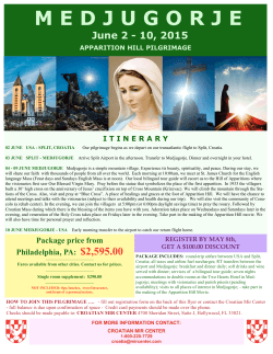 pilgrimage flyer - Apparition Hill