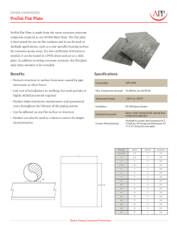 ProTek Flat Plate Information Sheet