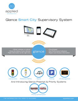 Glance Smart City Supervisory System