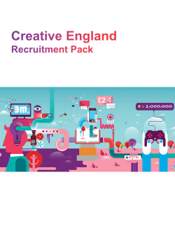 1. Advert - Creative England