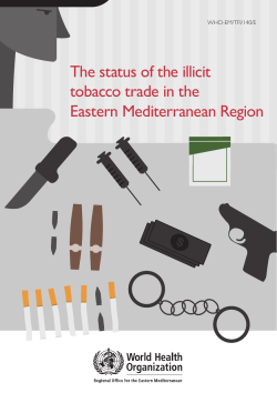 The status of the illicit tobacco trade in the Eastern Mediterranean