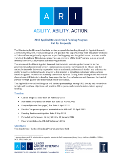 agility. ability. action. - Applied Research Institute