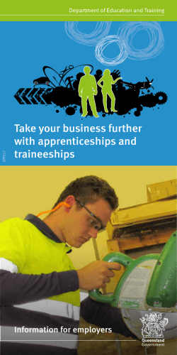 Take your business further with apprenticeships and traineeships