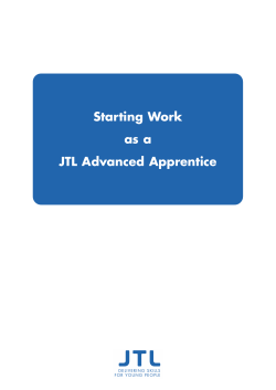 Work - JTL Apprenticeships