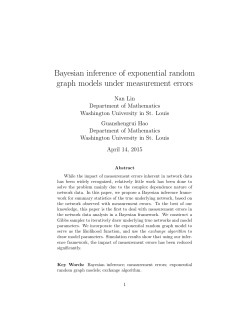 Bayesian inference of exponential random graph models under