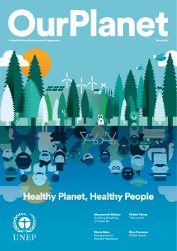 Healthy Planet, Healthy People