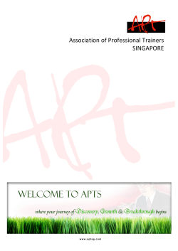 Association of Professional Trainers SINGAPORE