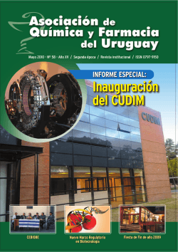 Mayo 2010 - AsociaciÃ³n de Quimica y Farmacia del Uruguay