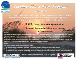 Free Shore Tour Workshop - Cooperative Extension & Arboretum