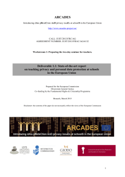 here  - The ARCADES project