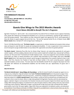 Press Release - MonArc Awards