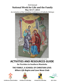 ACTIVITIES AND RESOURCES GUIDE