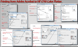 Printing from Adobe Acrobat to HP t790 Color Plotter