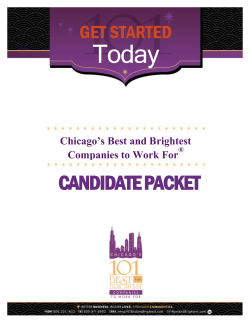 CANDIDATE PACKET