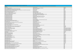 FORMER APPROVED INTERNATIONAL EDUCATION