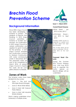 Brechin Flood Prevention Scheme