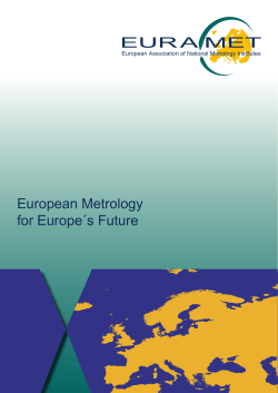 European Metrology for EuropeÂ´s Future