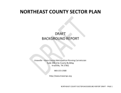 northeast county sector plan - Knoxville