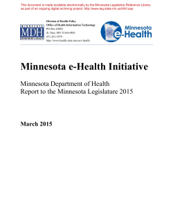 Minnesota e-Health Initiative