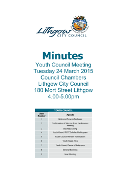 Item 16 - Lithgow City Council