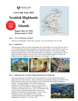 Scottish Highlands & Islands - Arts Club Theatre Company Archives
