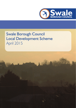 Swale Borough Council Local Development Scheme