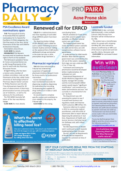 Renewed call for ERRCD
