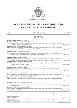 BoletÃ­n 051/2015, de fecha 22/4/2015