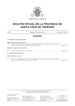 BoletÃ­n 055/2015, de fecha 29/4/2015