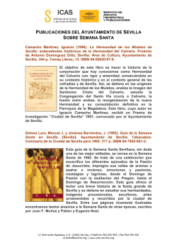 Semana Santa en Sevilla Publicaciones ICAS-2