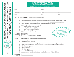 registration form - Archdiocese of St. Louis