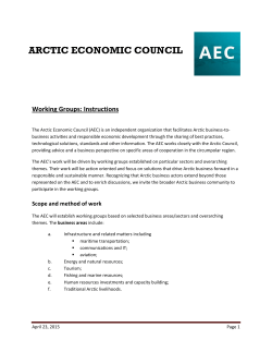 Read More - Arctic Economic Council