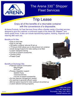 Trip Lease - Arena Products