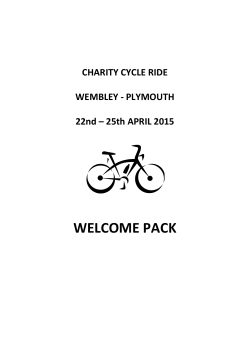 CHARITY CYCLE RIDE - Argyle Community Trust