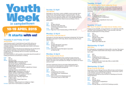 Youth Week 2015 - Campbelltown