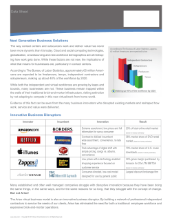 Next Generation Business Solutions Data Sheet Innovative
