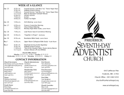 This Week`s Bulletin