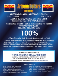 to view your arizona dollars directory