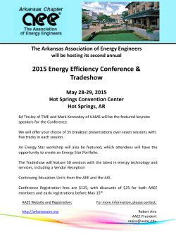 2015 Energy Efficiency Conference & Tradeshow