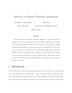 Inference on Optimal Treatment Assignments
