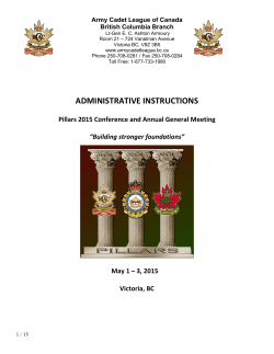 Pillars 2015 Administrative Instruction