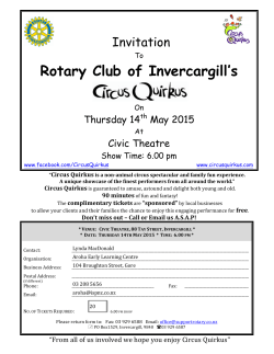 ROTARY Invercargill CQ 2015 Invite