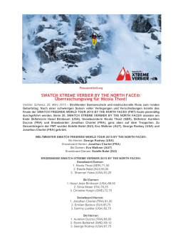 SWATCH XTREME VERBIER BY THE NORTH FACE