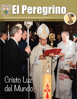 El Peregrino 32 - ArquidiÃ³cesis de Durango