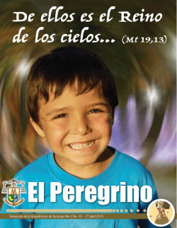 El Peregrino 35 - ArquidiÃ³cesis de Durango