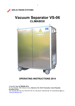 Vacuum Separator VS-06