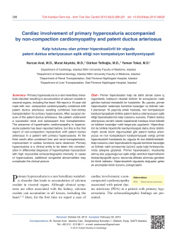 Cardiac involvement of primary hyperoxaluria accompanied by non